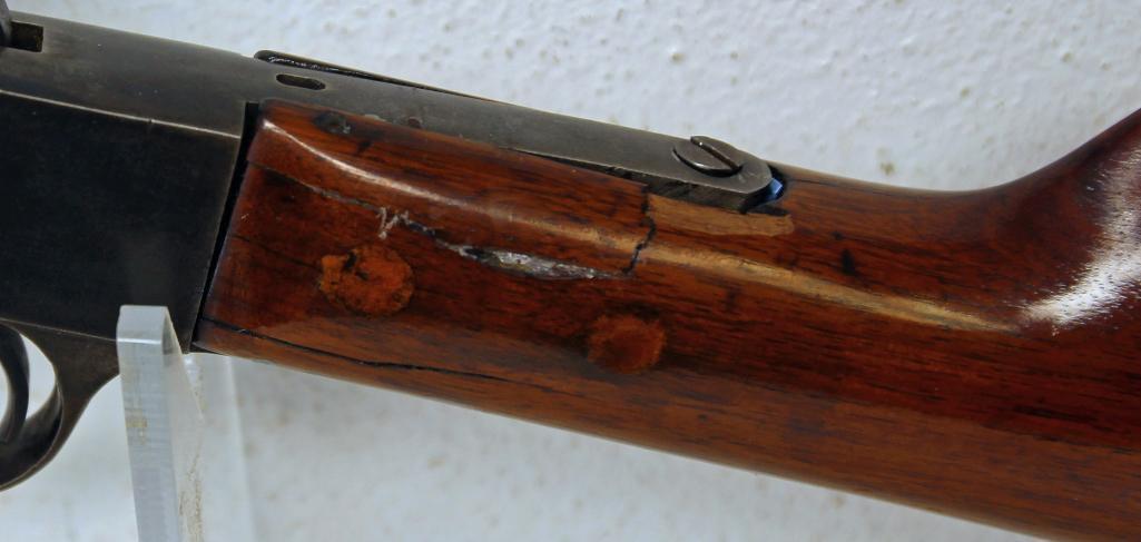 Stevens Crack-Shot .22 LR Single Shot Rifle Old Repairs and Damage to Wrist of Stock Wood Refinished