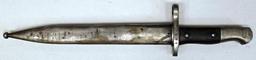 Military Bayonet in Scabbard for Turkish 8 mm Mauser