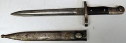 Military Bayonet in Scabbard for Turkish 8 mm Mauser