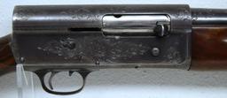 Remington UMC Model 11 D Browning Patent 12 Ga. Semi-Auto Shotgun Fancy Engraving 28" Plain Full