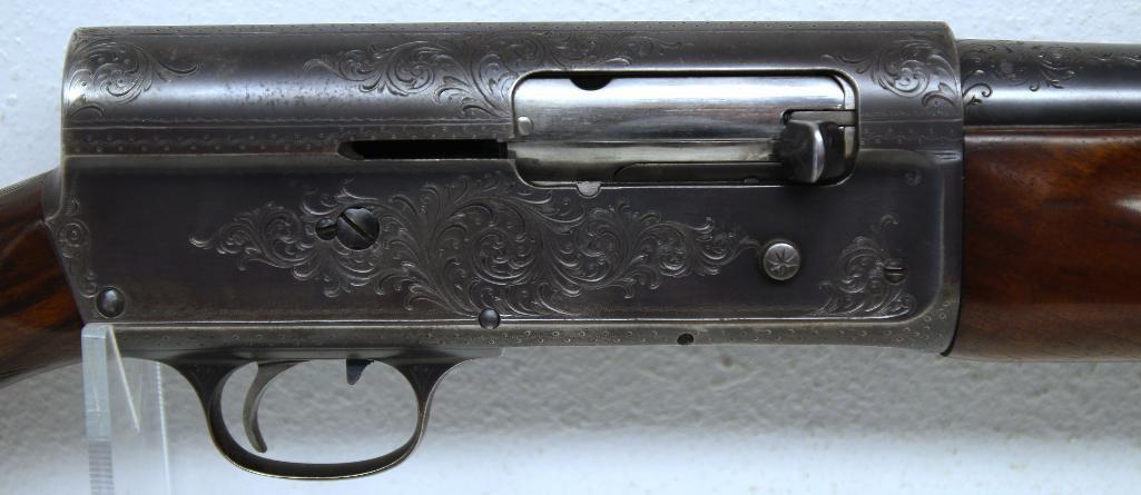 Remington UMC Model 11 D Browning Patent 12 Ga. Semi-Auto Shotgun Fancy Engraving 28" Plain Full