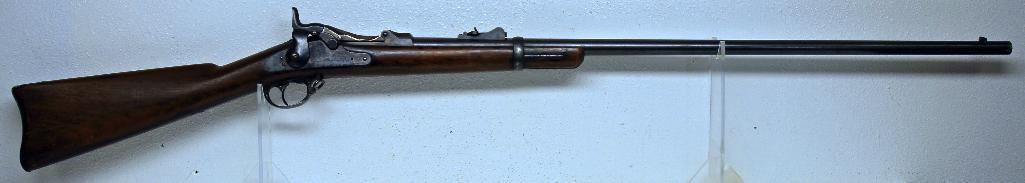 U S Springfield Model 1873 .45-70 Trap Door Sporterized Single Shot Rifle SN#225201