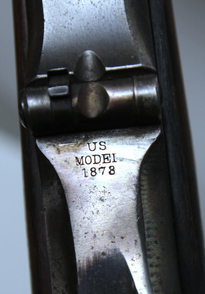 U S Springfield Model 1873 .45-70 Trap Door Sporterized Single Shot Rifle SN#225201