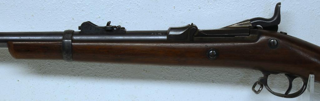 U S Springfield Model 1873 .45-70 Trap Door Sporterized Single Shot Rifle SN#225201