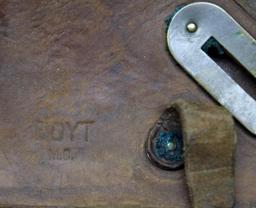 Old Leather Boyt U.S. Marked Saddle Bags
