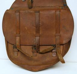 Old Leather Boyt U.S. Marked Saddle Bags