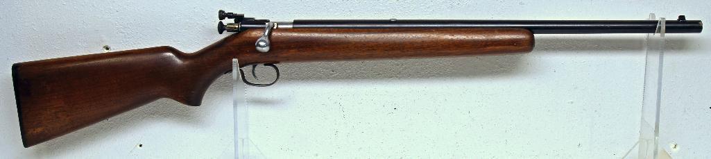 Winchester Model 67 .22 S,L,LR Bolt Action Single Shot Rifle No Rear Sight Lyman 55W Peep Sight