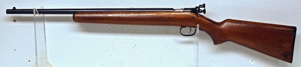 Winchester Model 67 .22 S,L,LR Bolt Action Single Shot Rifle No Rear Sight Lyman 55W Peep Sight