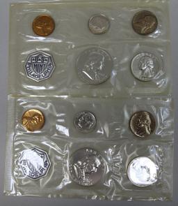 U.S. Mint 1961 and 1962 Proof Sets