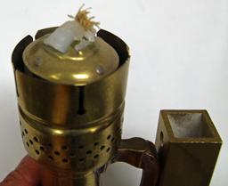 Brass Candle Lamp, Possibly Railroad