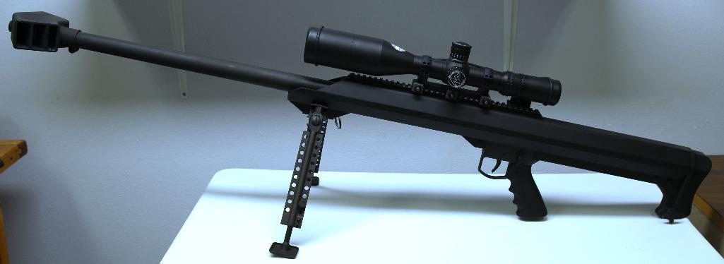 Barrett Model 99 .50 BMG Bolt Action Rifle w/Nightforce Precision Optics Illuminated Rifle Scope