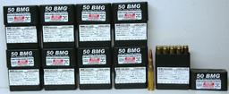 (9) Full Boxes of 10 Reloaded .50 BMG Cartridges