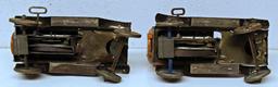 (2) Marx Amos and Andy Fresh Air Taxi Cab Tin Wind-up Toys, Doesn't Work