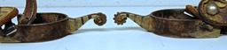 Pair Old Single Mounted Cowboy Spurs