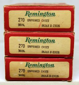 59 Remington .270 Win. Unprimed Cartridge Cases for Reloading