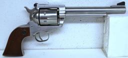 Ruger New Model Blackhawk .357 Mag. Stainless Finish Single Action Revolver w/Leather Holster,