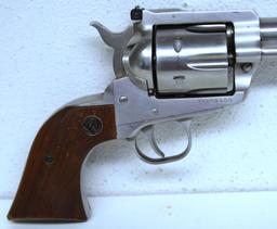Ruger New Model Blackhawk .357 Mag. Stainless Finish Single Action Revolver w/Leather Holster,