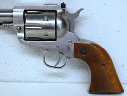 Ruger New Model Blackhawk .357 Mag. Stainless Finish Single Action Revolver w/Leather Holster,