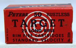 Full Vintage Box Peters Target .22 LR Cartridges