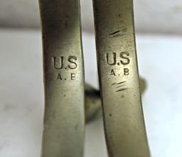 Pair U.S. Marked Cavalry Spurs