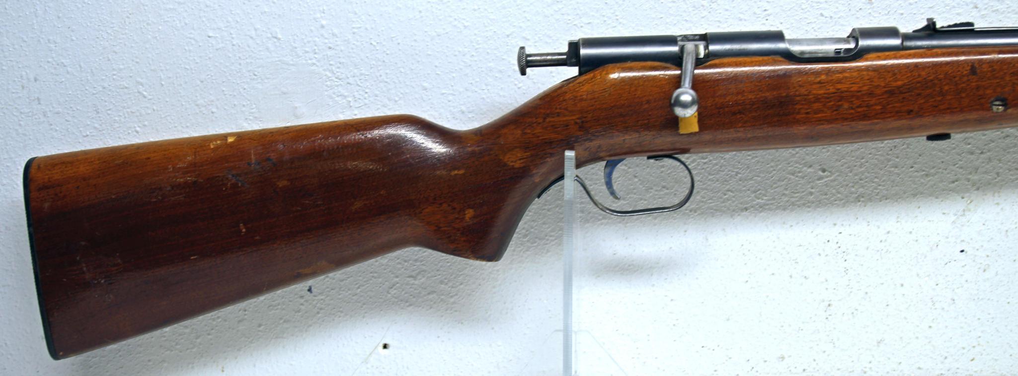 Gambles Model 120 .22 S,L,LR Bolt Action Rifle Stock has been Cracked and Repaired SN#NA