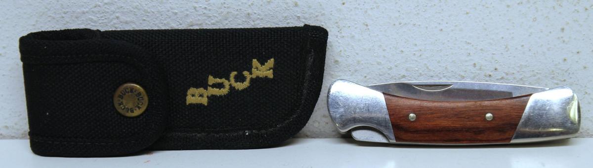Buck 500 Folding Knife with Nylon Sheath