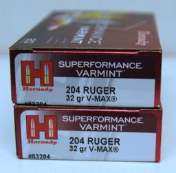 Hornady Superformance Varmint .204 Ruger 32 gr. V-MAX Cartridges