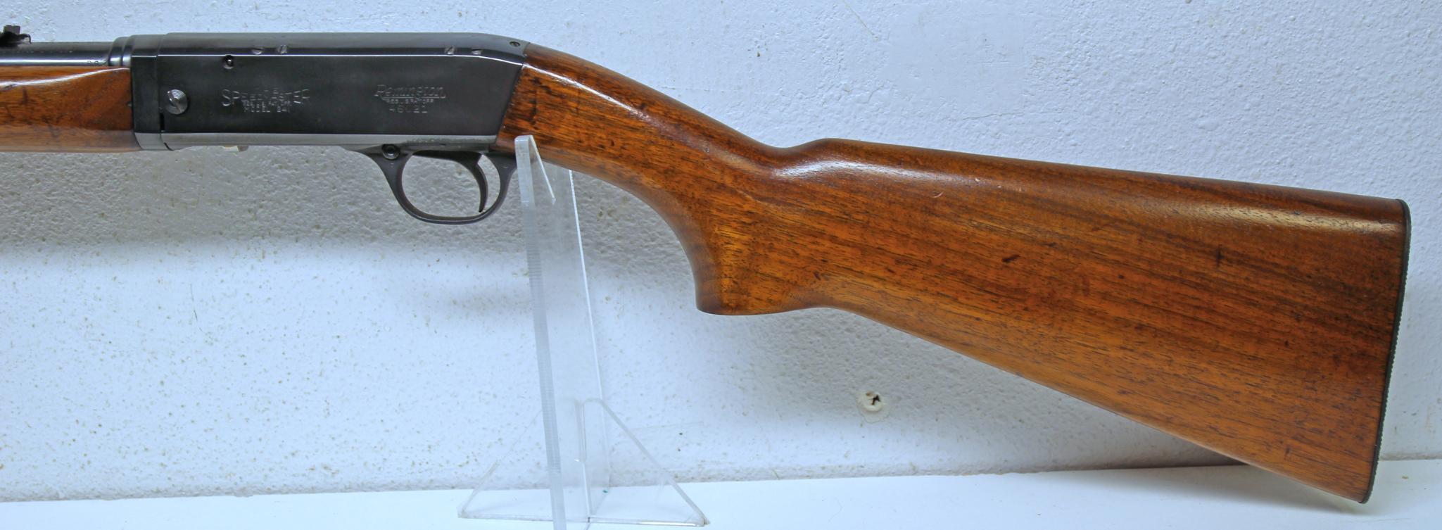 Remington Model 241 The Speed Master .22 LR Only Stock Tube Fed Semi-Auto Rifle Gun has possibly had