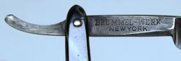 Beau Brummel Wedge Straight Razor, Brummel-Werk, New York