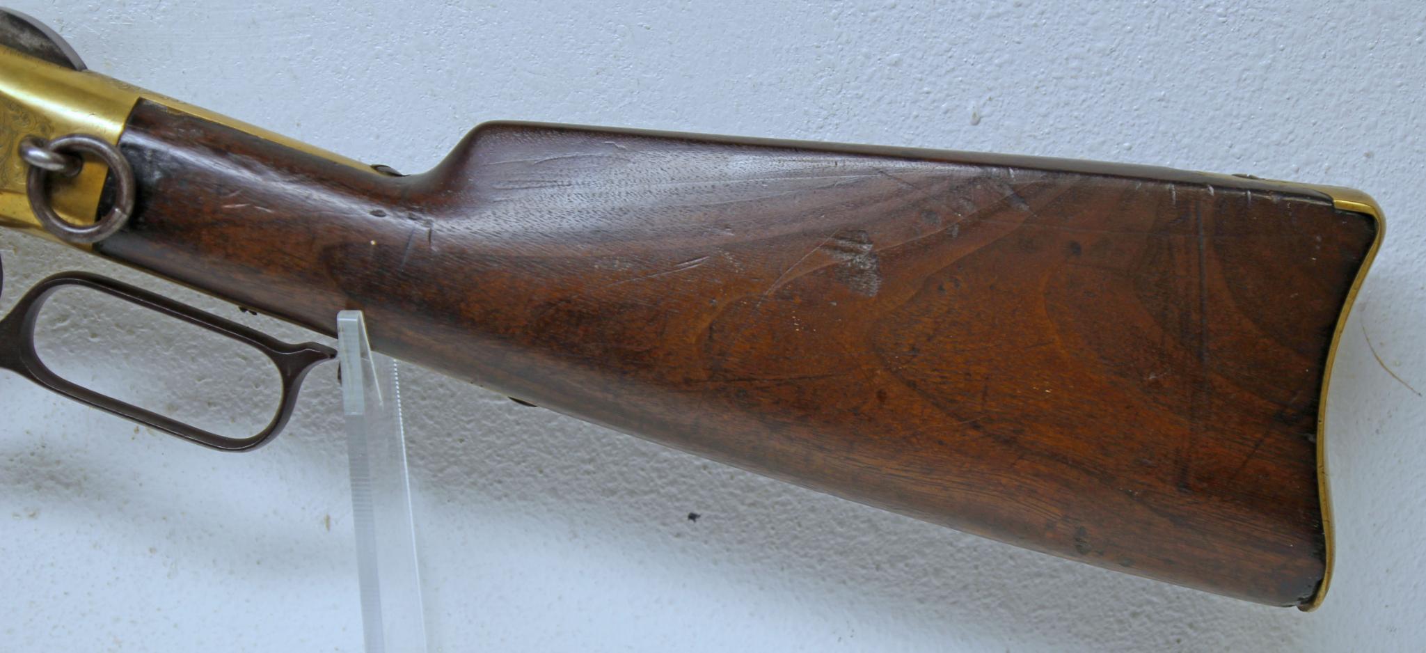 Engraved Winchester Model 1866 Saddle Ring Carbine .44 Cal. Lever Action Rifle Believed to be