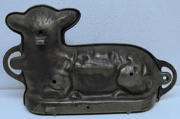 Griswold Cast Iron No. 866 Lamb Cake Mold