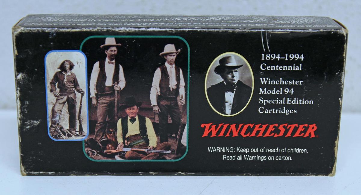 Full Box Winchester 1894 Centennial for Winchester Model 94 .30-30 Win. 150 gr. Power-Point