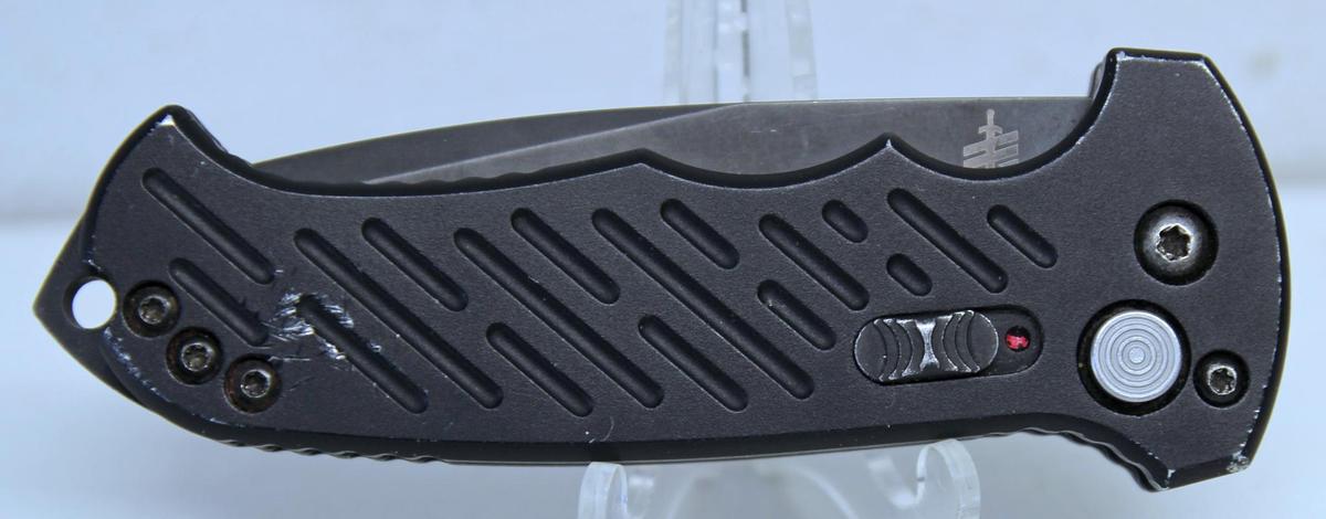 Gerber S30V Automatic Push Button Folding Knife with Lock Safety, Made in Portland, Oregon, 3 1/2"