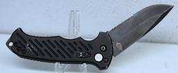 Gerber S30V Automatic Push Button Folding Knife with Lock Safety, Made in Portland, Oregon, 3 1/2"