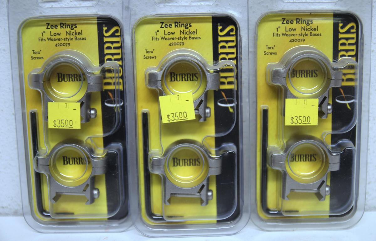 3 New Sets Burris Zee Rings 1" Low Nickel Scope Rings fits Weaver Style Bases...