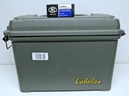 20 FN Boxes 50 Rds. Each (1,000 Rounds) 5,7x28 mm Cartridges Ammunition in Cabela's Ammo Can...