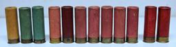 Collection of 10 (Very Hard to Find) Robin Hood Paper Shotshells...- 2 Green 12 Ga. w/Headstamps