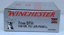 Full Box Winchester 7 mm STW 150 gr. Power-Point Cartridges Ammunition...
