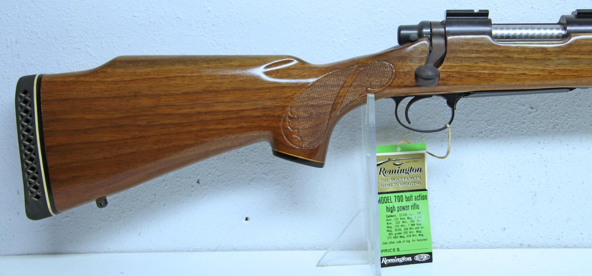 Remington Model 700 BDL Custom Deluxe 6.5 mm. Rem. Mag. Bolt Action Rifle, New Old Stock in Original