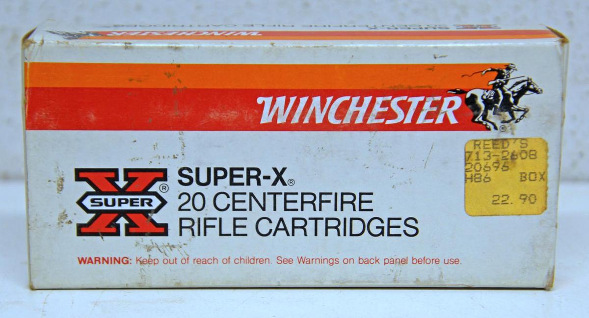 Full Box Winchester .356 Winchester 200 gr. Power-Point SP Cartridges Ammunition...