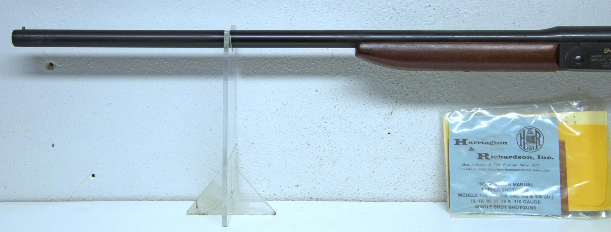 Harrington & Richardson Ducks Unlimited Topper Jr. Model 490 Greenwing Special 20 Ga. Single Shot