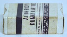 Partial Vintage Box of 42 Winchester Western .22 Short Action Proving Dummy Cartridges Ammunition...