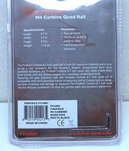 Firefield M4 Carbine Quad Rail, Works on all AR-15 Platform Rifles, New in Box...
