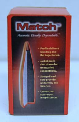 Full Box Hornady Match 6 mm .243 105 gr. BTHP Bullets for Reloading...