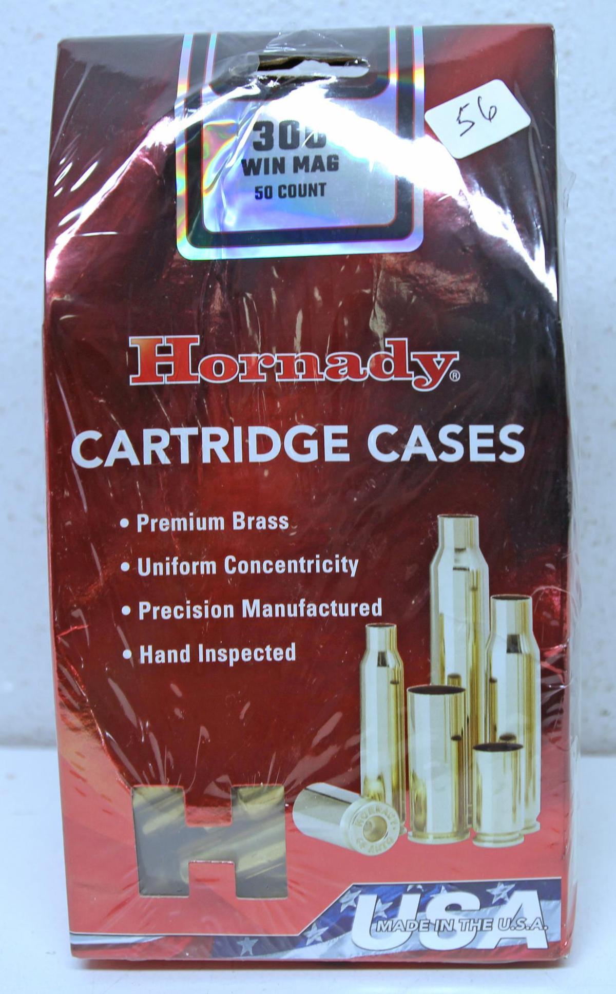 Hornady .300 Win. Mag. Brass Cartridges Cases 50 Count for Reloading...