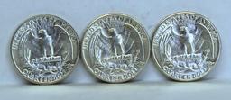 1942, 1942 D, 1943 Washington Quarters...