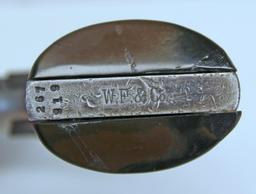 Colt New Service .38 Cal. Double Action Revolver,...Marked on Butt "W.F. & Co." Believed to be