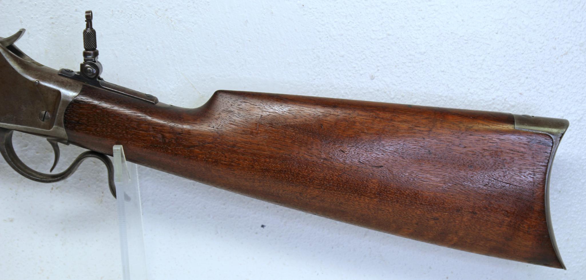 Winchester Model 1885 High Wall .38-55 Single Shot Rifle... 30" Heavy Octagon Barrel... Rear Peep Si