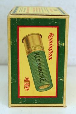 Full Vintage Box Remington Kleanbore...Nitro Express 12 Ga. Shotshells Ammunition...