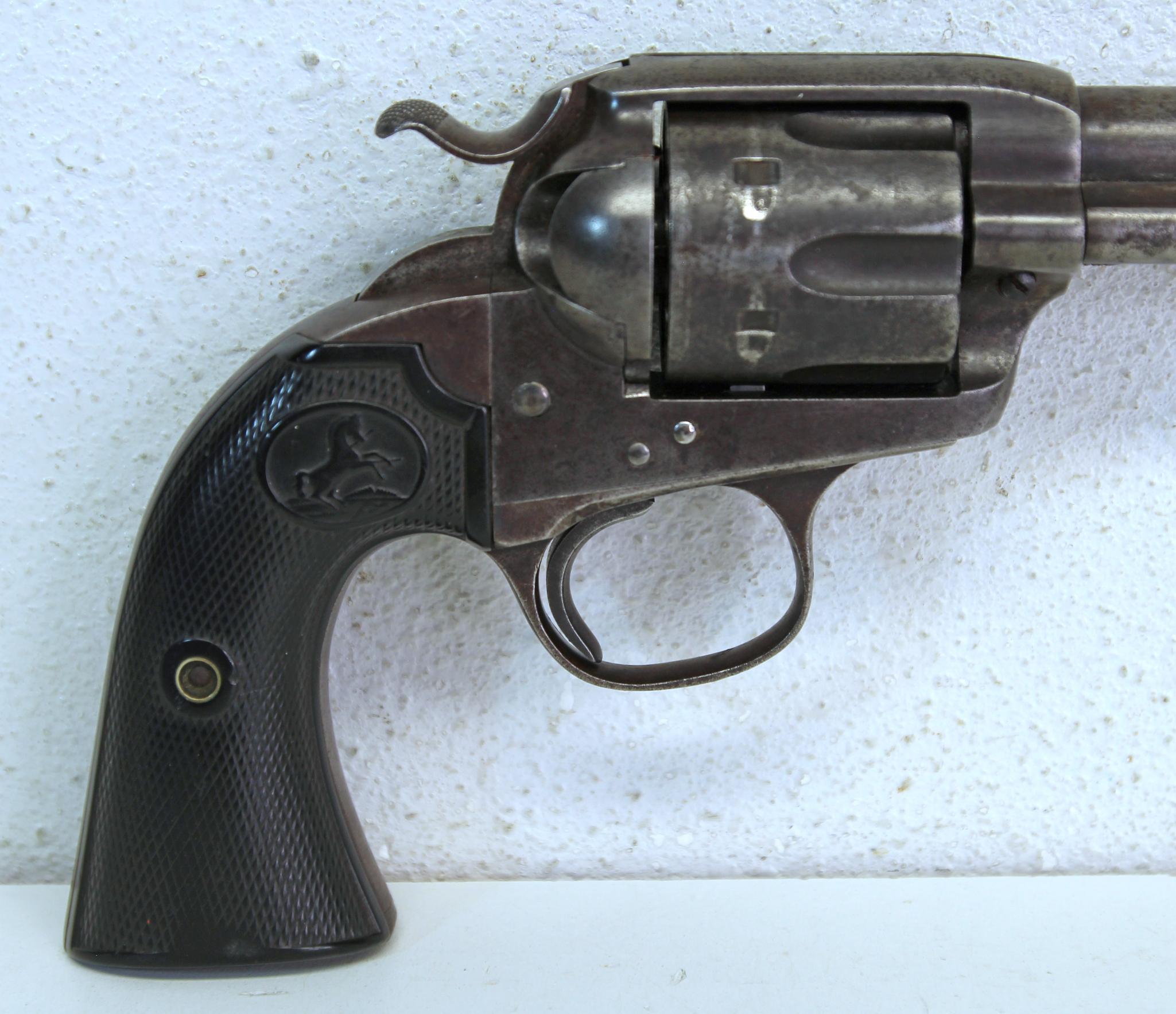 Colt Single Action Army Bisley .38 WCF Revolver... 5 1/2" Barrel... Single Line Barrel Address... Ni